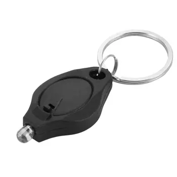 Nešiojamų Mini Dydžio Keychain Išspausti Šviesos Micro LED Žibintuvėlį, Fakelą Krepšiai, Raktų Žiedas už Keychain paketų prižiūrėtojų raktinę Karšto nedidelis vėžlys lempos