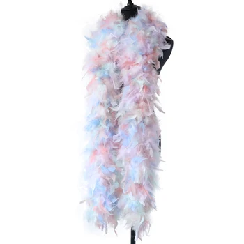 130g 2yards purus turkija plunksnų boa skara Suknelė drabužių priedai plunksnų kostiumas šalis vestuvių dekoravimas plunksnų amatai