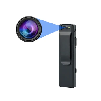Mini skaitmeninis fotoaparatas HD žibintuvėlis mini cam kamera žmogaus kūno judesio aptikimo magnetinio sagtį, žiedą, Loop Įrašymo, vaizdo Kameros