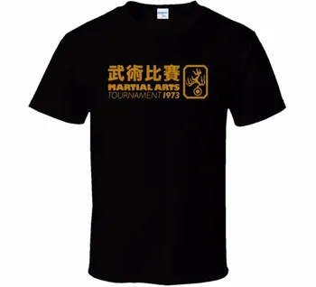 Karšto Pardavimo Naujovę O-Kaklo Viršūnes Bruce Lee T-Shirt Kovos Menininkas, Didžiausių Jeet Kune Do Wing Chun Dragon Str Tee Marškinėliai Dizainas