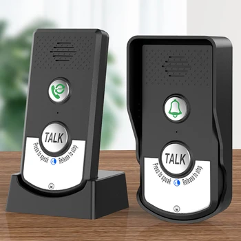 Atsparus vandeniui Smart Durų Bell Įkrovimo Pažangi Belaidžio ryšio Skambinti Balso Skambučiu tolimojo UV Mygtuką Rinkiniai vidaus Lauko