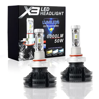 O36-X3 Automobilių led priekiniai žibintai H4, H7 H11 automobilių priekiniai žibintai yra universalūs led šviesos gavimas, pagaminti iš ZES žetonų,gali išvesti 6000k vietoje šviesos