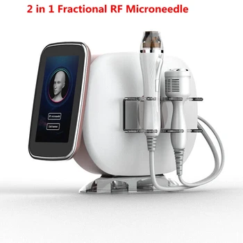2 in 1 Akimirkinis DAŽNIŲ Microneedle Mašina, su Šaltu Plaktukas RF Dažnių Odos Sugriežtinimas Spuogų, Randų, Strijų Šalinimas