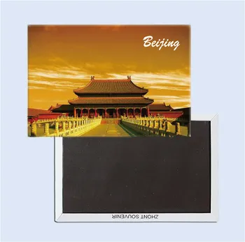 Uždraustasis Miestas Pekine, Kinijos turistų suvenyrai, Magnetinio šaldytuvas magnetas, Namų puošybai 25071