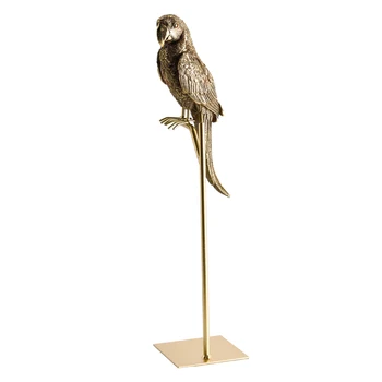 Derva Imituojant Gyvūnų Papūga Paukštis Amatų Papuošalai Modernių Namų Darbastalio Apdaila Miniatiūrinės Figūrėlės