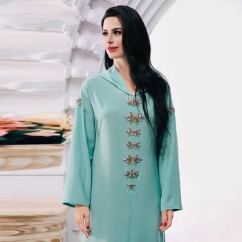 Ramadanas Dubajus Abaja Turkija, Arabų Musulmonų Suknelė, Hijab Kaftan Maroke Islamo Suknelės Moterims Vestido Skraiste Longue Djellaba Femme