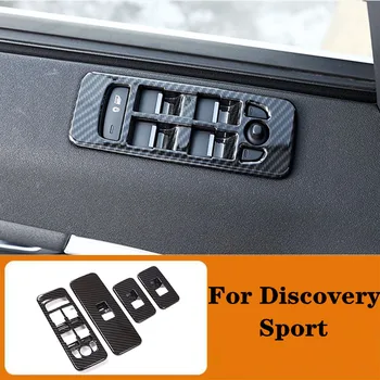 Anglies Pluošto Spalvos Langų Pakėlimo Mygtuką Rėmas Padengti Land Rover Discovery Sporto 2015 2016 2017 2018 2019 Apdailos Reikmenys