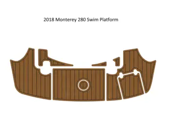 2018 Monterey 280 Plaukti Platforma Valtis EVA Dirbtiniais Putų Tiko Denio Grindų Padas