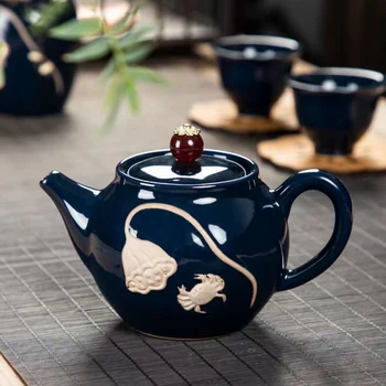 Naujas Stilius Agatas Keramikos Arbatinukas Puodą Arbatos Virdulys Puer Arbatos Puodelio Nustatyti Teaware Šildomos Virdulys Kinijos Puodelis Įteikimo Ceremonija Molio Juosta