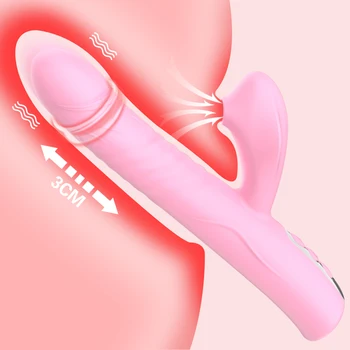 Modeliavimo Dildo Vibratorius Teleskopinis Vibracijos Varpos Moterų Masturbacija Įrankis Klitorio Čiulpti Massager Sekso Mašina Suaugusiųjų Žaislai