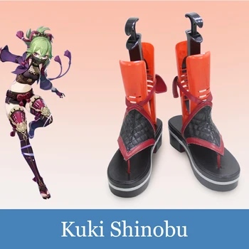 Anime Žaidimas Genshin Poveikio Ara Taki Sekta Antra Vadas Kuki Shinobu Užsakymą Dirbtiniais Odos Etape Cosplay Įrašą Vilkite Stiliaus Batai
