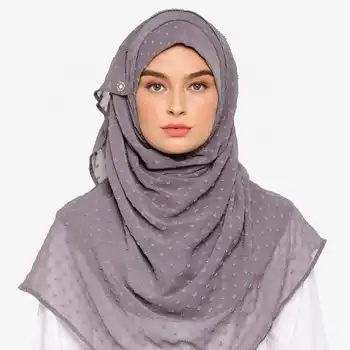 2022 NAUJAS moterų soild spalva kvėpuojantis islamo skarelė abaja skarų ir Neklijuotinė burbulas šifono skara Musulmonų moteris jilbab