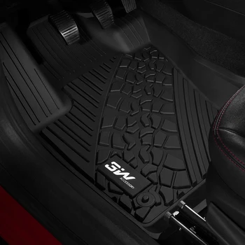 3W visą TPE grindų kilimėliai Jeep Renegade kilimas ne kelių automobilių pėdos padas 3D nukreipimo išpjovos užtikrinti vidus yra švarus ir sausas